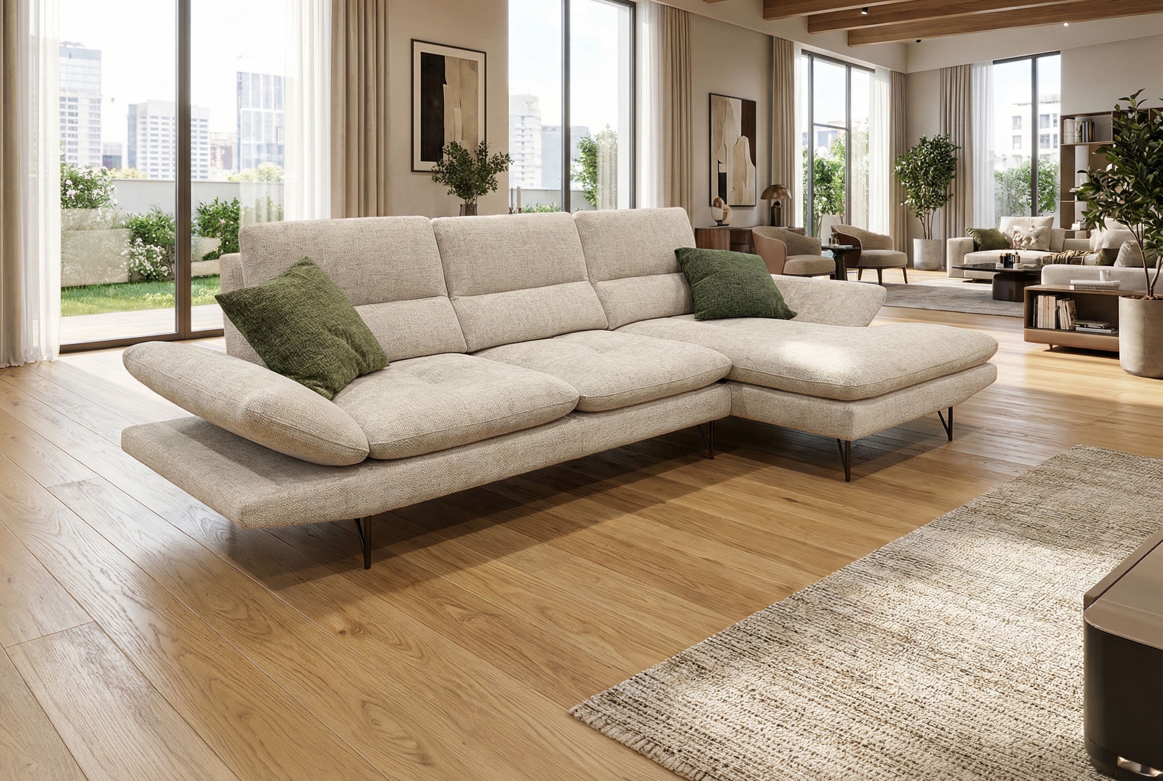 stresa-web Divano Stresa con recliner elettrico - immagine 1