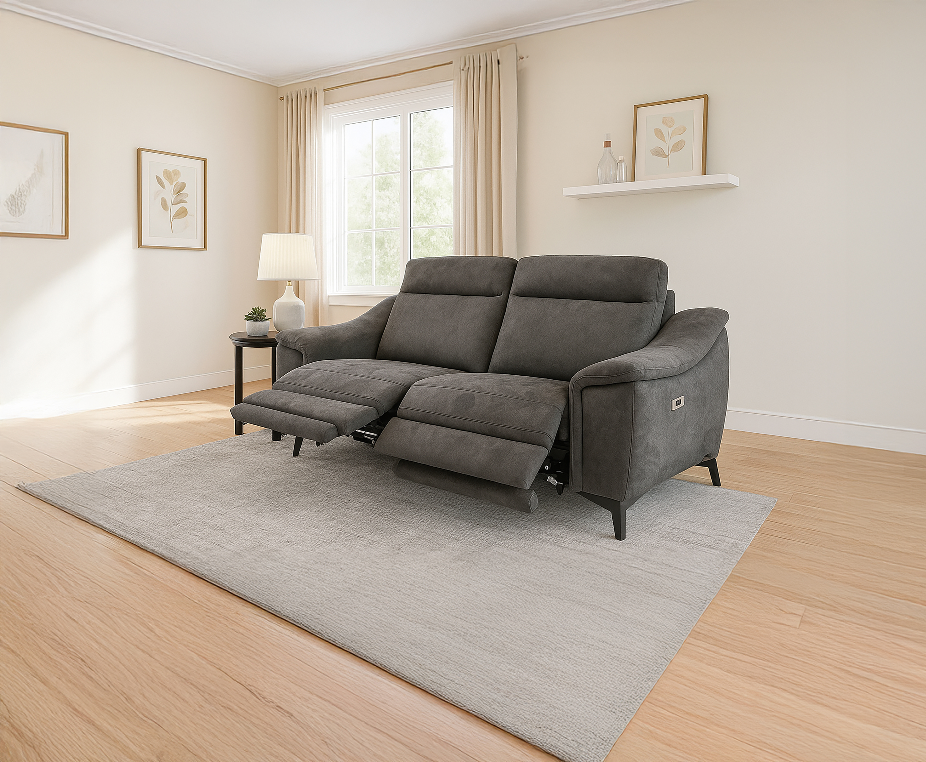 texas-ambientato-AI Divano Texas con recliner elettrici - immagine 1